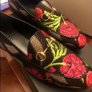 Gucci Horsebit New Jordaan Metallic Loafer